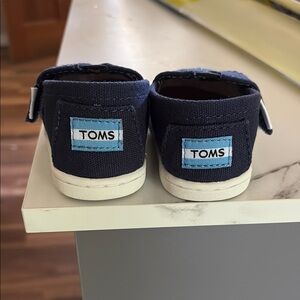 TOMS Dark Blue Infant Shoes